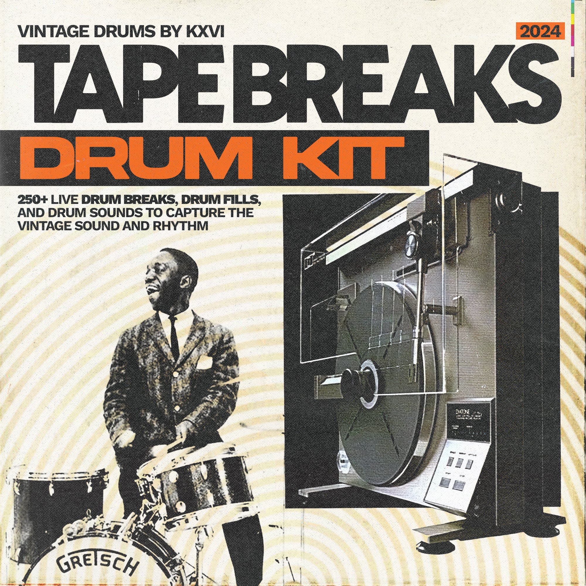 🥁 KXVI - Tape Breaks Drum Kit